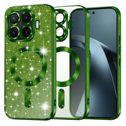 Techsuit Luxury Glitter - θήκη για Xiaomi 17T Pro - Πράσινο