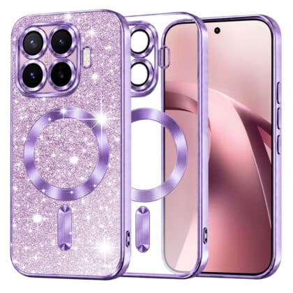 Techsuit Luxury Glitter - θήκη για Xiaomi 17T - Μωβ