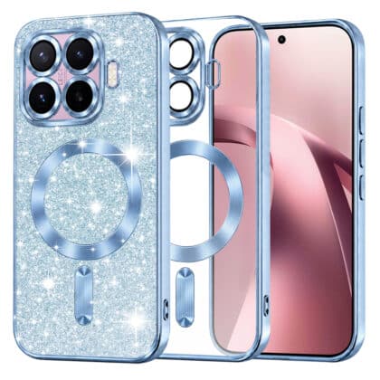 Techsuit Luxury Glitter - θήκη για Xiaomi 17T - Μπλε