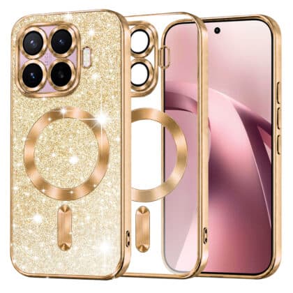 Techsuit Luxury Glitter - θήκη για Xiaomi 17T - Χρυσό