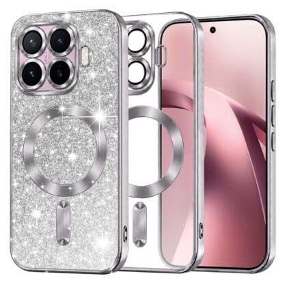 Techsuit Luxury Glitter - θήκη για Xiaomi 17T - Ασημί