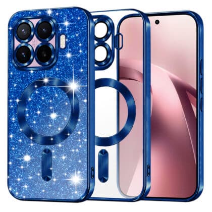 Techsuit Luxury Glitter - θήκη για Xiaomi 17T - Μπλε