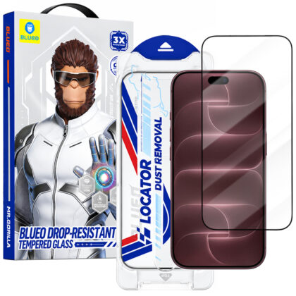 Blueo Applicator Pro Γυαλί Ασφαλείας για iPhone 18 Pro Max / iPhone 17 Pro Max / iPhone 16 Pro Max, Μαύρο