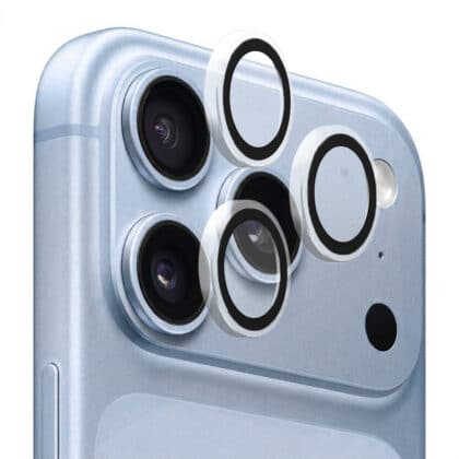 Blueo Γυαλί Φακού Μεταλλικό Πλαίσιο για iPhone 18 Pro / iPhone 18 Pro Max, Διαφανές