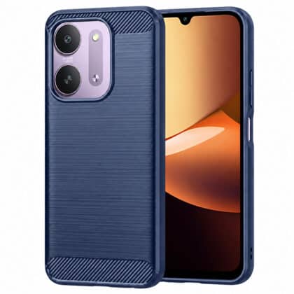 Techsuit Carbon Silicone - θήκη για Xiaomi Redmi 17C - Μπλε