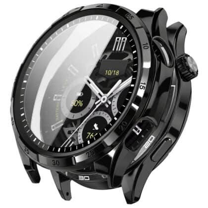 Techsuit Defense360 Pro Θήκη και Προστατευτικό Οθόνης για Honor Watch 6, Μαύρο