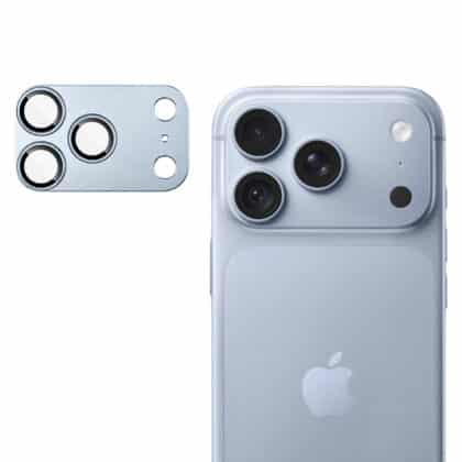 Techsuit Πλήρες Γυαλί Κάμερας για iPhone 18 Pro, Ανοιχτό Μπλε