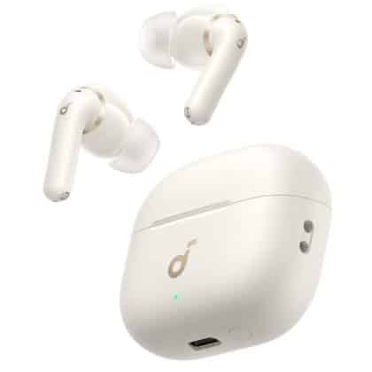 Anker - Ασύρματα Ακουστικά SoundCore P42i (D1205G21) - Bluetooth 6.1, Προσαρμοστική ANC, Ήχος Hi-Res, LDAC, 6x AI-Mics, IP55 - Λευκό