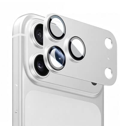Blueo Προστατευτικό Φακού Κάμερας από Μέταλλο, iPhone 17 Pro, Ασημί
