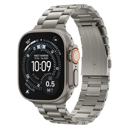 Spigen Modern Fit (AMP09105) Λουράκι για Apple Watch 12/11/10/9/8/7/SE (3/2/1 Gen)/6/5/4 (44/45mm)/Ultra 4/3/2/1 (46/49mm), Φυσικό