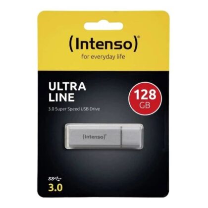 Intenso Pendrive 128GB Ultra Line USB 3.2, Μαύρο EU (3531491)