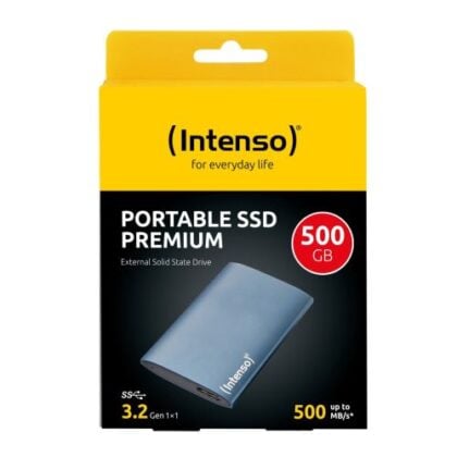 Intenso SSD Εξωτερικός 500GB USB 3.2 Premium Μπλε (3823455)