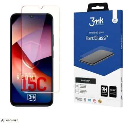3MK HardGlass Μεμβράνη Προστασίας Οθόνης για Redmi 15C 4G/5G (171mm) / Poco C85 4G