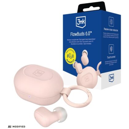 3MK FlowBuds 6.0 Ασύρματα Ακουστικά Ροζ