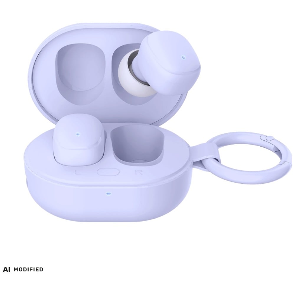 3MK FlowBuds 6.0 Ασύρματα Ακουστικά Bluetooth 6.0 Μωβ - Image 2