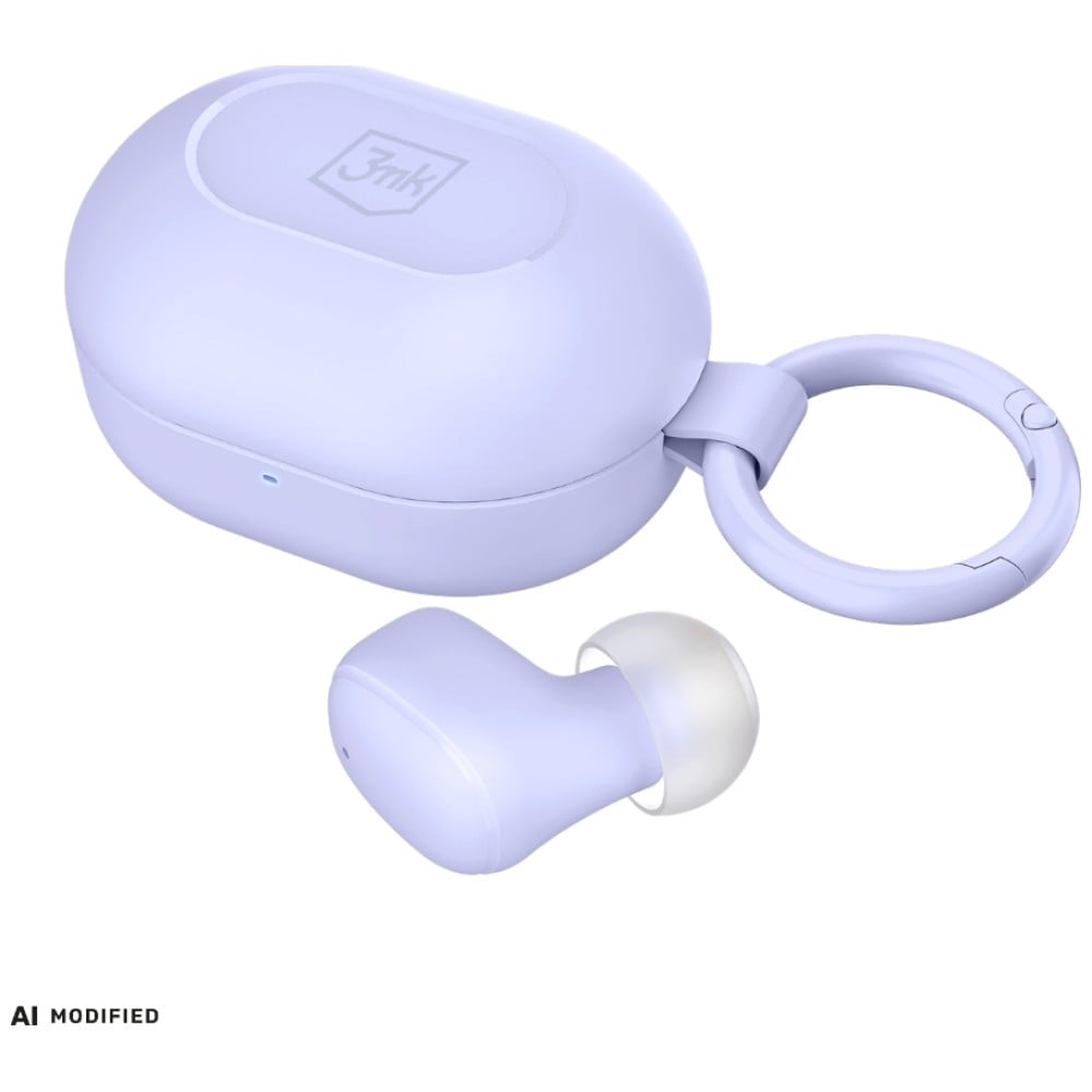 3MK FlowBuds 6.0 Ασύρματα Ακουστικά Bluetooth 6.0 Μωβ - Image 5