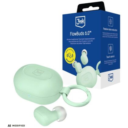 3MK FlowBuds 6.0 Ασύρματα Ακουστικά Πράσινο