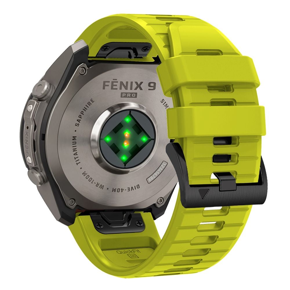 TECH-PROTECT Silicone Ιμάντας Garmin Fenix, TPU 51 mm, Volt Lime - Image 2