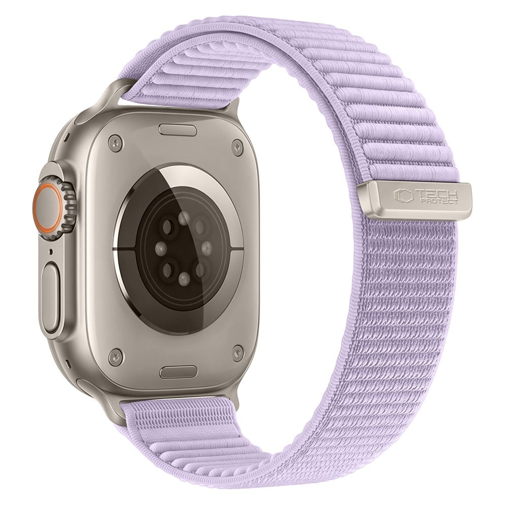 TECH-PROTECT NylonLoop Λουράκι Apple Watch 8 / 9 / 10 / 11 / 12 / SE (40 / 41 / 42 mm), Μωβ - Image 2