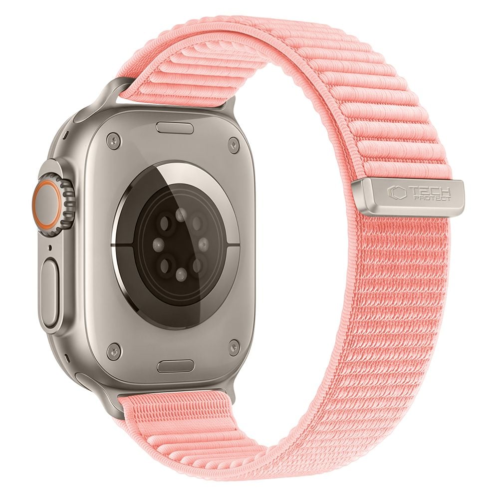 TECH-PROTECT NylonLoop Λουράκι Apple Watch 8 / 9 / 10 / 11 / 12 / SE (40 / 41 / 42 mm), Ροζ Blush - Image 2