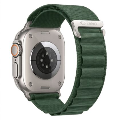 TECH-PROTECT Nylon Pro Λουράκι Apple Watch 8 / 9 / 10 / 11 / 12 / SE / Ultra (44 / 45 / 46 / 49 mm), Military Green