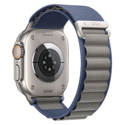 TECH-PROTECT Nylon Pro Λουράκι Apple Watch 8/9/10/11/12/SE/Ultra (44/45/46/49 mm), Navy/Grey