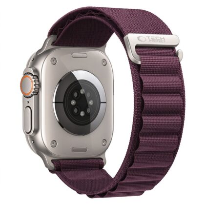 TECH-PROTECT Nylon Pro Λουράκι Apple Watch 8/9/10/11/12/SE/Ultra (44/45/46/49 mm), Deep Burgundy