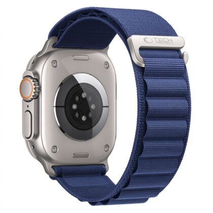 TECH-PROTECT Nylon Pro Λουράκι Apple Watch 8 / 9 / 10 / 11 / 12 / SE / Ultra (44 / 45 / 46 / 49 mm), Μπλε Ναυτικό