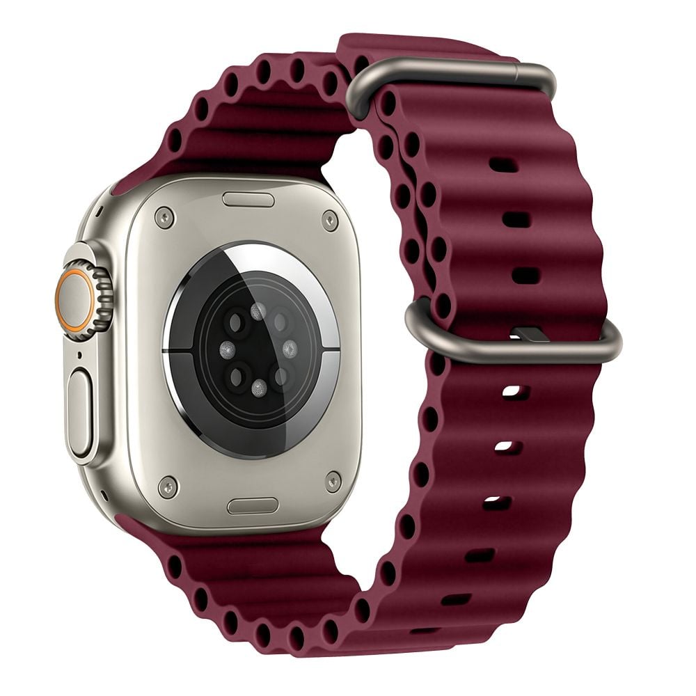 TECH-PROTECT Iconband Pro Λουράκι Apple Watch 8/9/10/11/12/SE/Ultra (44/45/46/49 mm), Deep Burgundy - Image 2