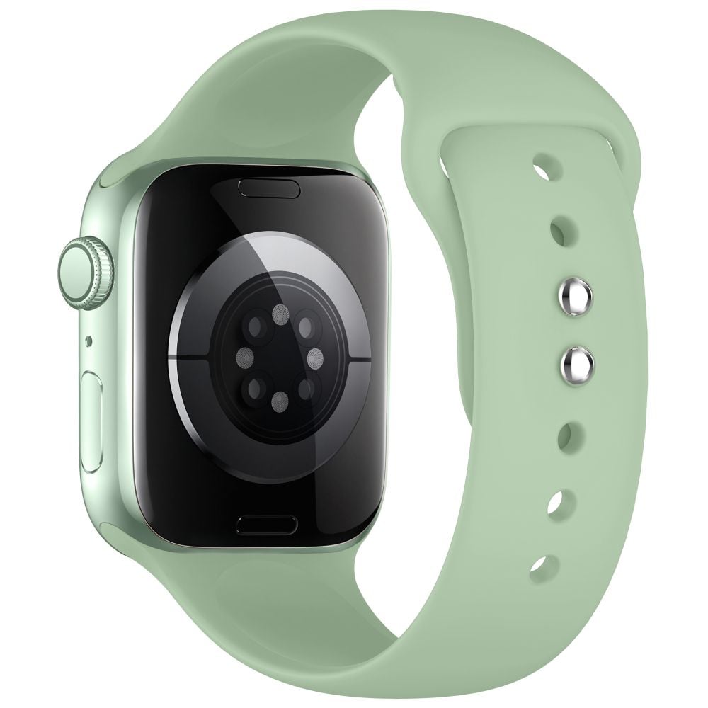 TECH-PROTECT Silicone Ιμάντας Apple Watch 8 / 9 / 10 / 11 / 12 / SE (40 / 41 / 42 mm), Pistachio - Image 2
