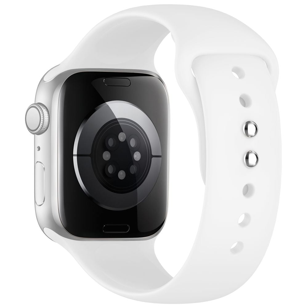 TECH-PROTECT Silicone Λουράκι Apple Watch 8/9/10/11/12/SE (40/41/42 mm), Λευκό - Image 2