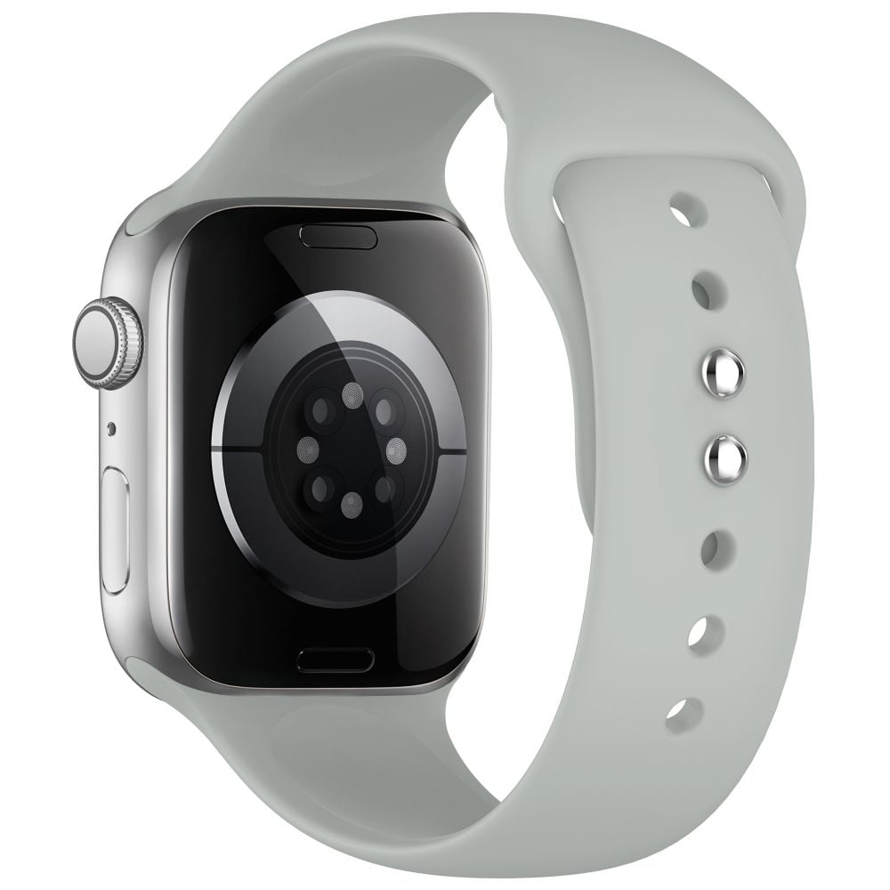 TECH-PROTECT Silicone Ιμάντας Apple Watch 8 / 9 / 10 / 11 / 12 / SE (40 / 41 / 42 mm), Lunar Grey - Image 2