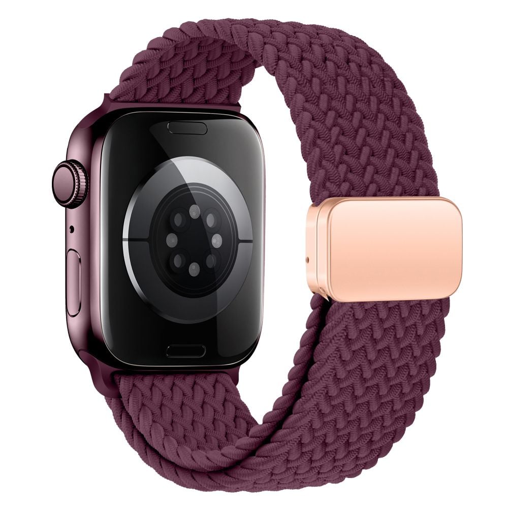 TECH-PROTECT NylonMag Λουράκι Apple Watch 8/9/10/11/12/SE (40/41/42 mm), Deep Burgundy - Image 2