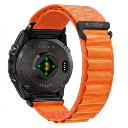 Tech-Protect Nylon Pro Garmin Fenix 5 / 6 / 6 Pro / 7 / 8 / 8 Pro / E / 9 / 9 Pro (47 mm) Πορτοκαλί