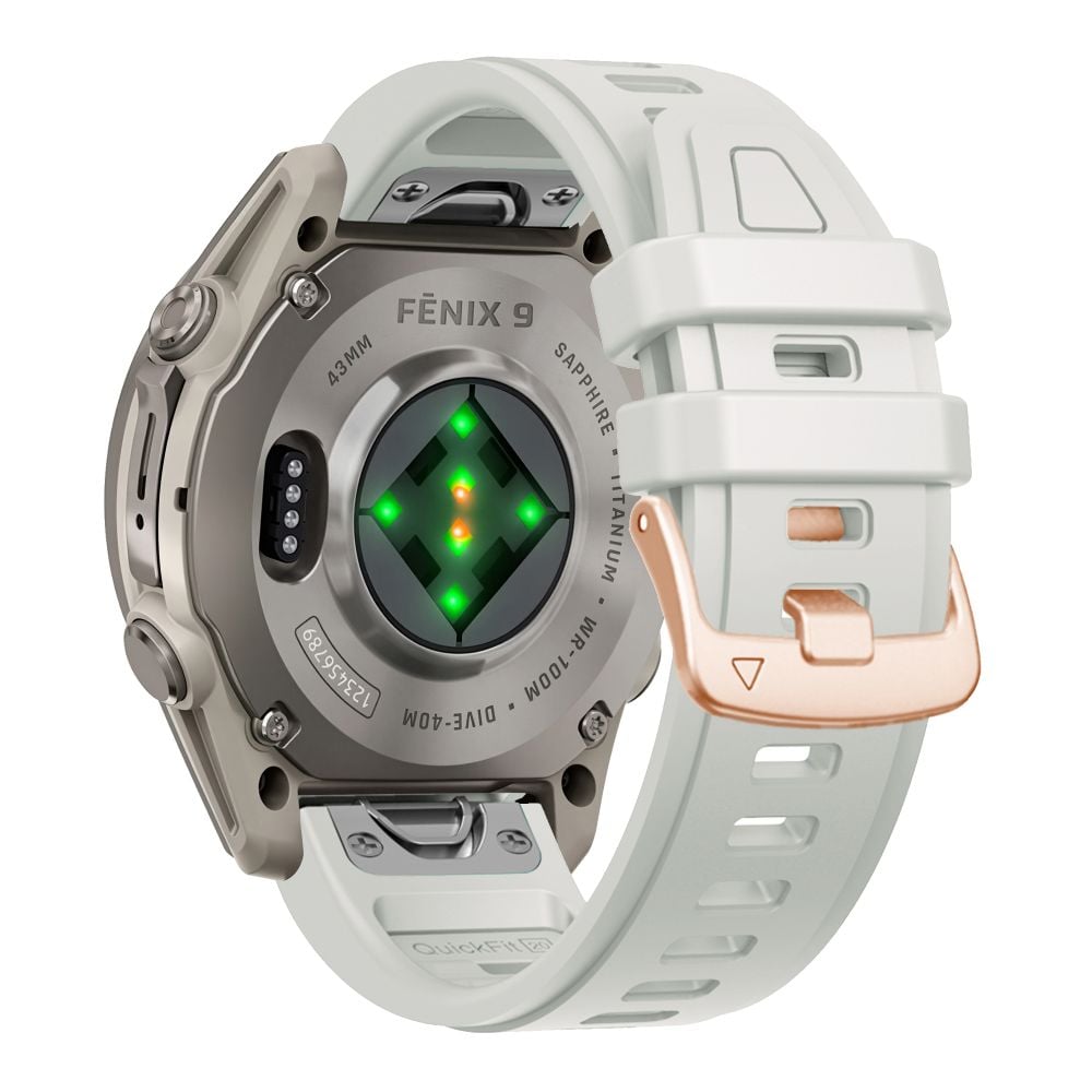 TECH-PROTECT Silicone Λουράκι Garmin Fenix 5S / 5S Plus / 6S / 6S Pro / 7S / 8 / 9 / 9 Pro (43 mm), Fog Grey - Image 2