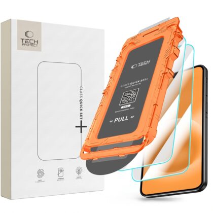 TECH-PROTECT Quick Set+ 2-Pack Γυαλί Σκληρυμένο για Galaxy A18 4G/5G, Διαφανές
