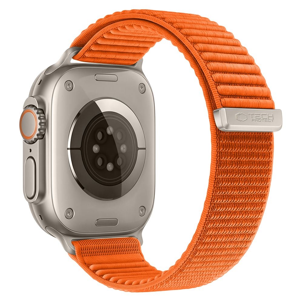 TECH-PROTECT NylonLoop Λουράκι Apple Watch 8/9/10/11/12/SE/Ultra (44/45/46/49 mm), Πορτοκαλί - Image 2