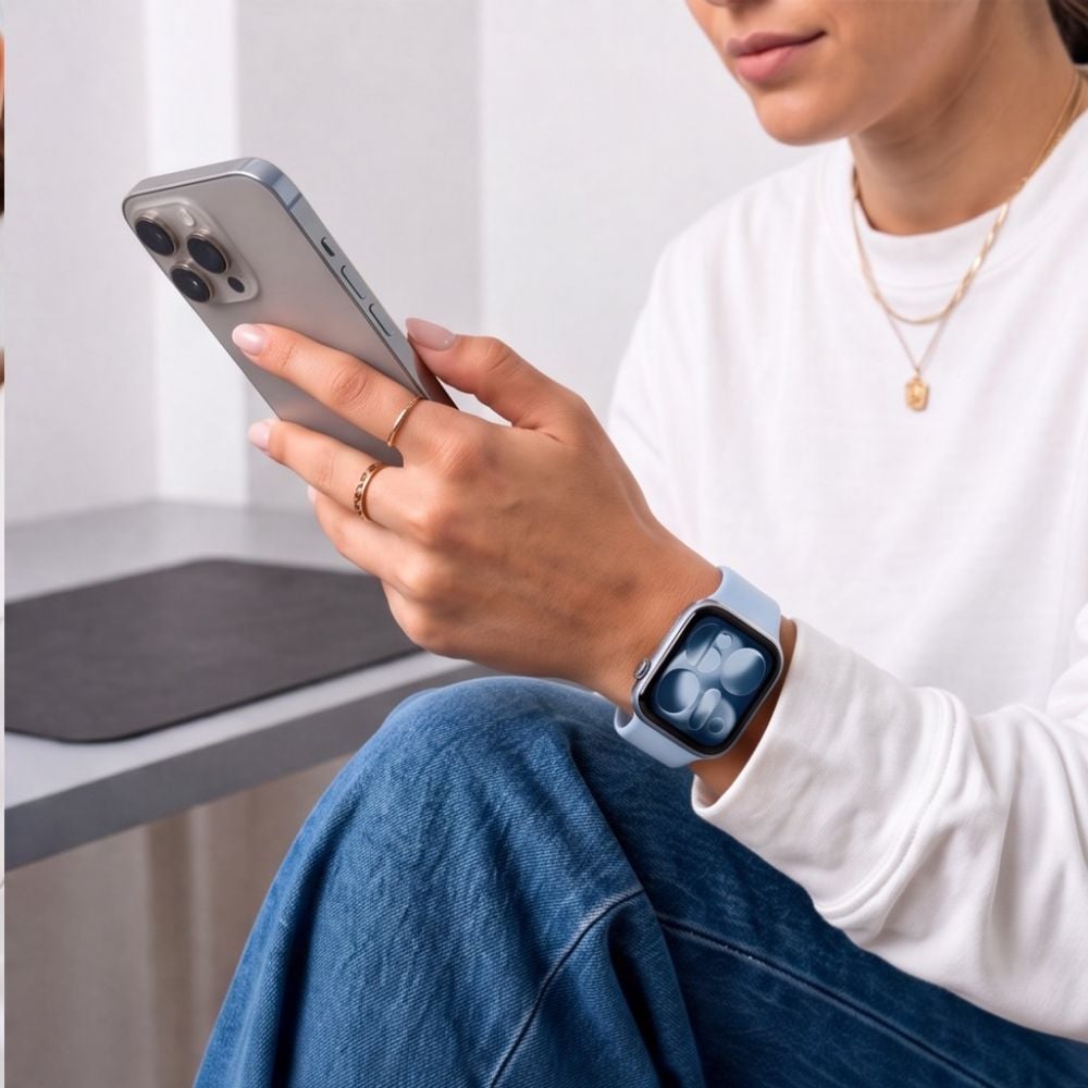 TECH-PROTECT Silicone Λουράκι Apple Watch 8 / 9 / 10 / 11 / 12 / SE (40 / 41 / 42 mm), Γαλάζιο - Image 4