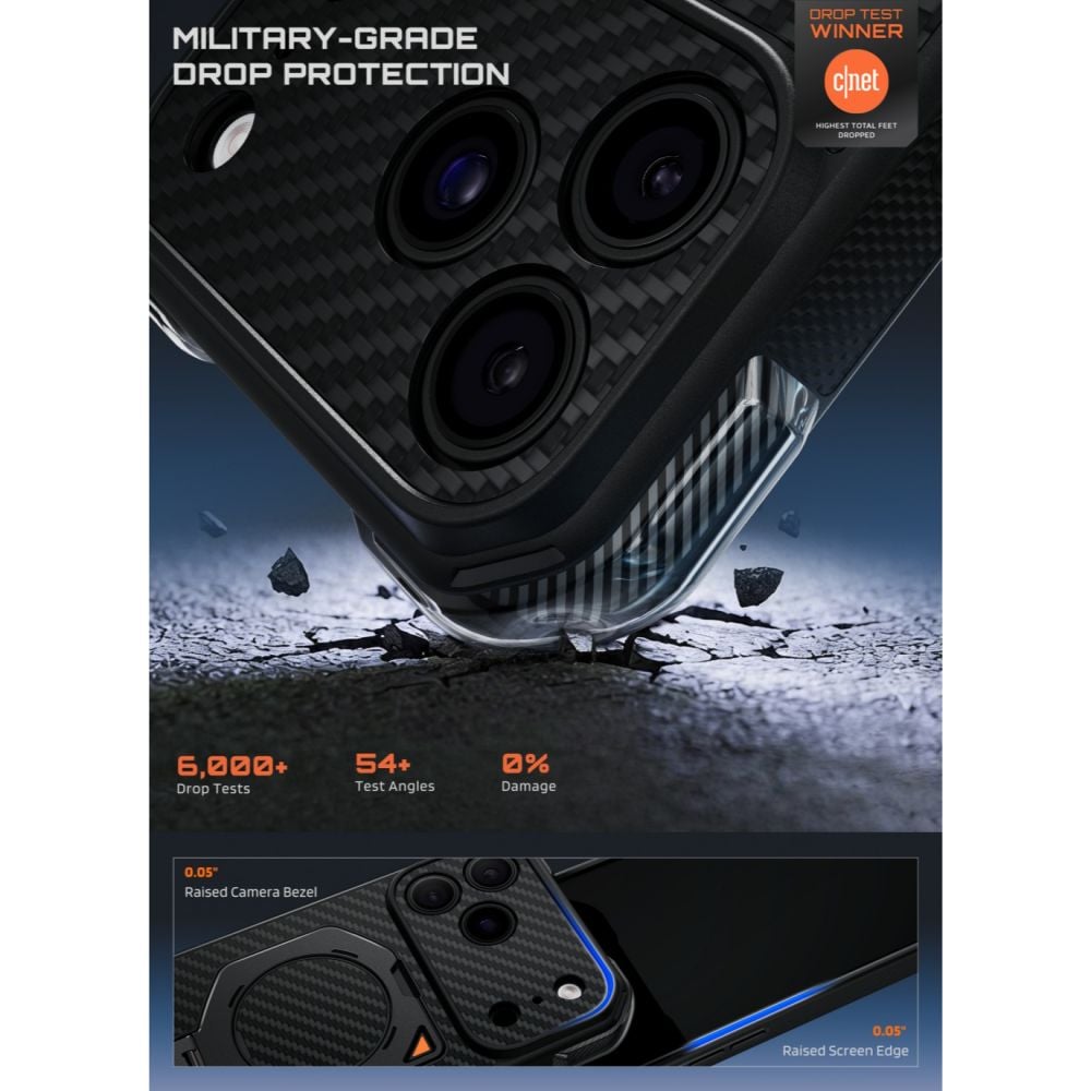 Supcase Aero Mag - θήκη για Apple iPhone 17 Pro Max / 18 Pro Max - Μαύρο - Image 4
