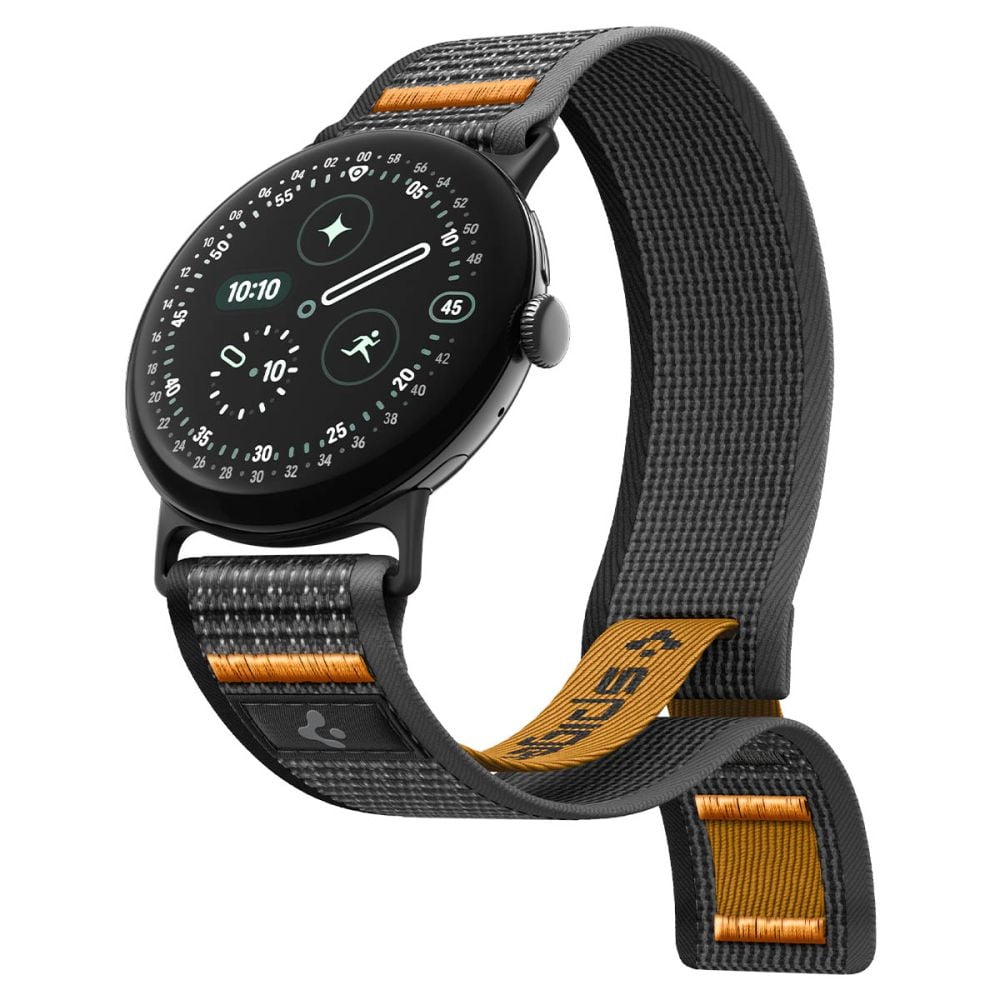 Spigen Athlex Air Λουράκι Smartwatch Google Pixel Watch 1/2/3/4/5 (41 mm), Active Black/Orange - Image 5