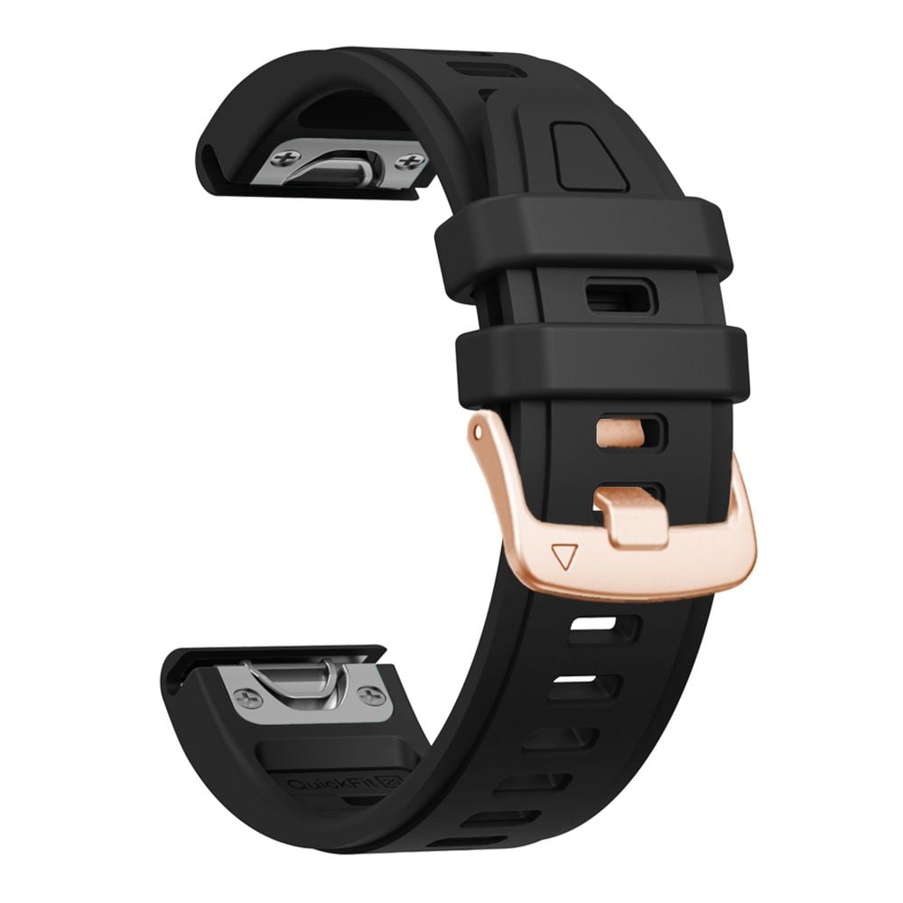TECH-PROTECT Silicone Ιμάντας Smartwatch Garmin Fenix 5S / 5S Plus / 6S / 6S Pro / 7S / 8 / 9 / 9 Pro (43 mm), Μαύρος - Image 3