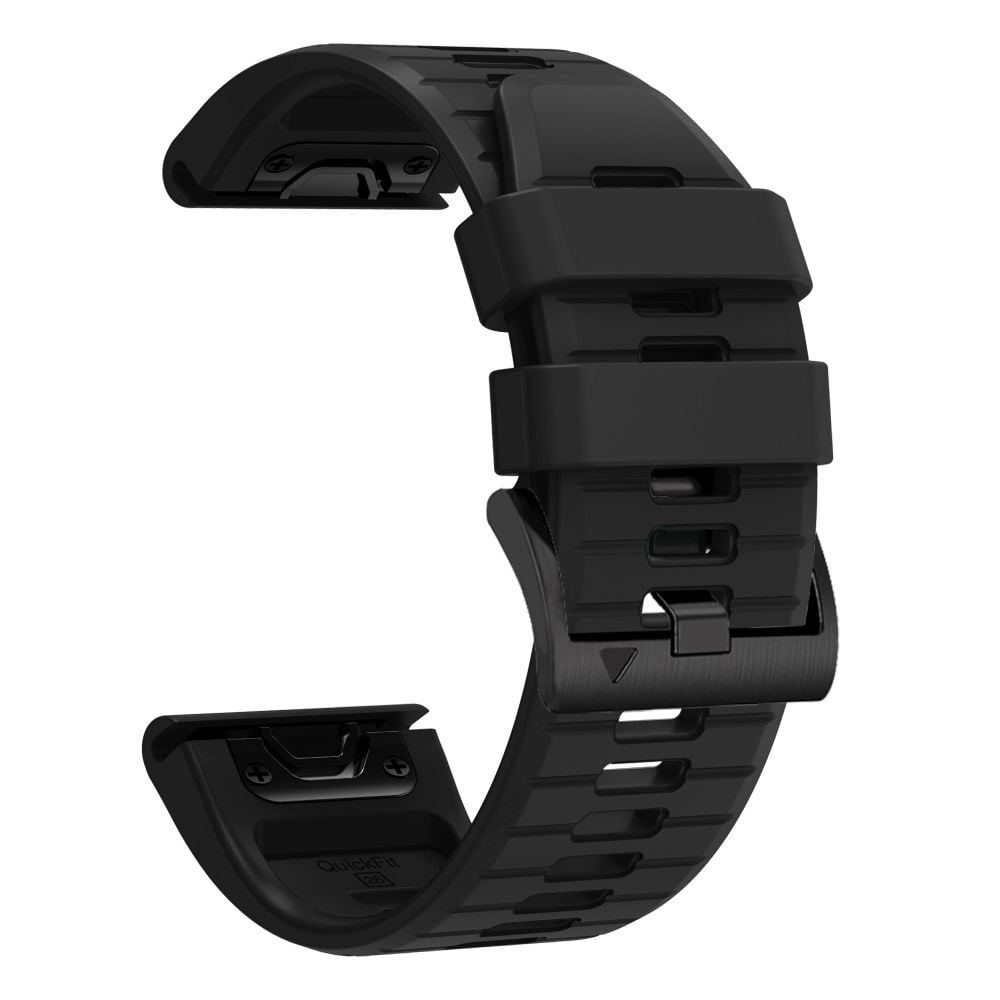 TECH-PROTECT Silicone Garmin Fenix 5X/5X Plus/6X/6X Pro/7X/8/8 Pro/9/9 Pro Ιμάντας Smartwatch (51 mm), Obsidian Black - Image 3