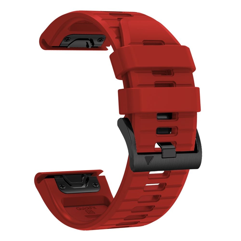 TECH-PROTECT Silicone Λουράκι Smartwatch Garmin Fenix 5X / 5X Plus / 6X / 6X Pro / 7X / 8 / 8 Pro / 9 / 9 Pro (51 mm), Crimson Red - Image 3