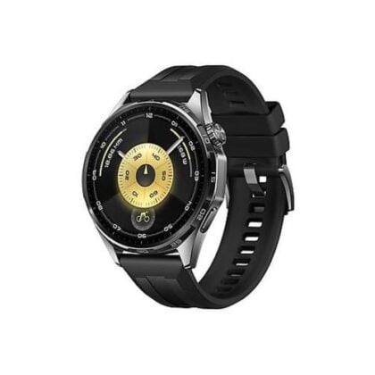 Huawei Watch GT6 46mm Smartwatch με Λουράκι από Φθοριοελαστομερές, Μαύρο, EU