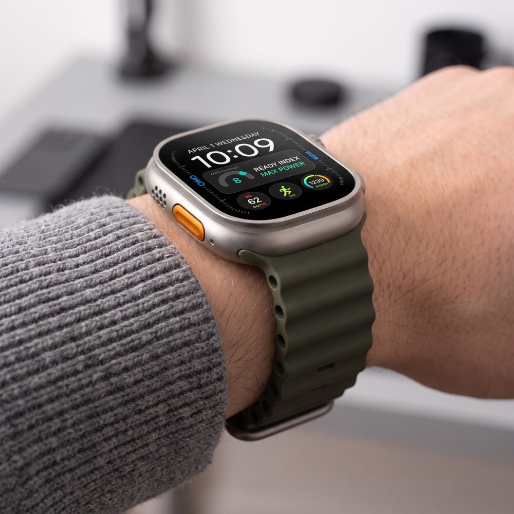 Tech-Protect Iconband Pro Apple Watch 8 / 9 / 10 / 11 / 12 / SE / Ultra (44 / 45 / 46 / 49 mm) Military Green - Image 5