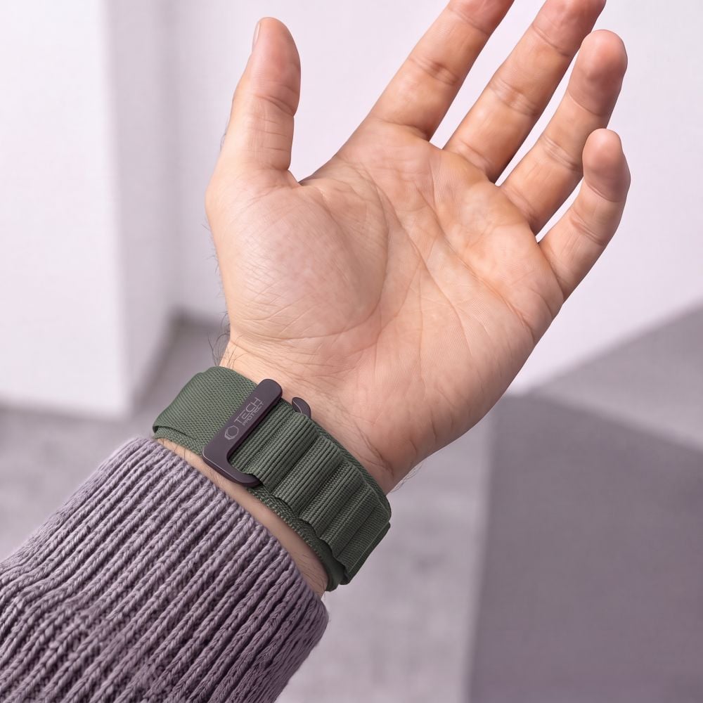 Tech-Protect Nylon Pro Garmin Fenix 5X / 5X Plus / 6X / 6X Pro / 7X / 8 / 8 Pro / 9 / 9 Pro (51 mm) Military Green - Image 5