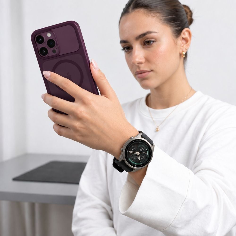 TECH-PROTECT Silicone Ιμάντας Smartwatch Garmin Fenix 5S / 5S Plus / 6S / 6S Pro / 7S / 8 / 9 / 9 Pro (43 mm), Μαύρος - Image 5