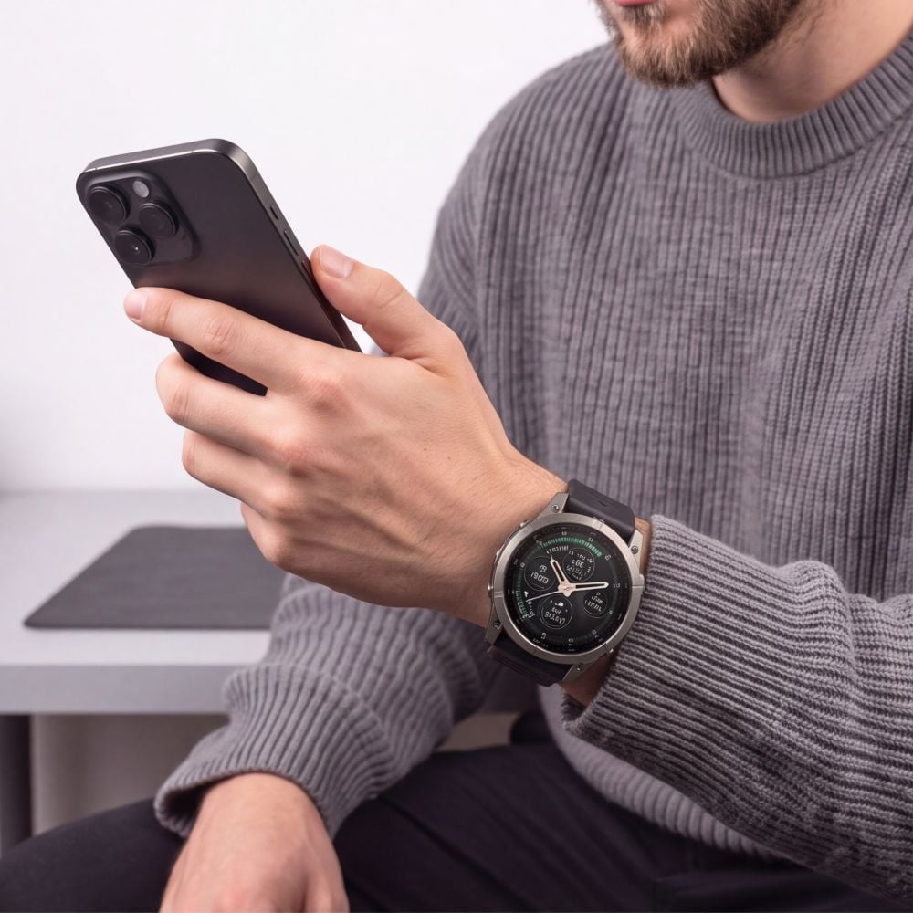 TECH-PROTECT Silicone Garmin Fenix 5X/5X Plus/6X/6X Pro/7X/8/8 Pro/9/9 Pro Ιμάντας Smartwatch (51 mm), Obsidian Black - Image 5