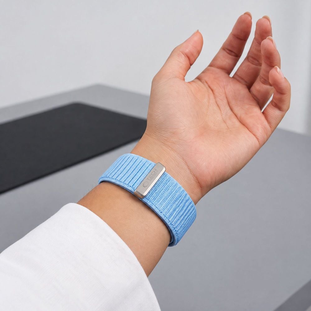 TECH-PROTECT NylonLoop Λουράκι Apple Watch 8/9/10/11/12/SE (40/41/42 mm), Baby Blue - Image 5