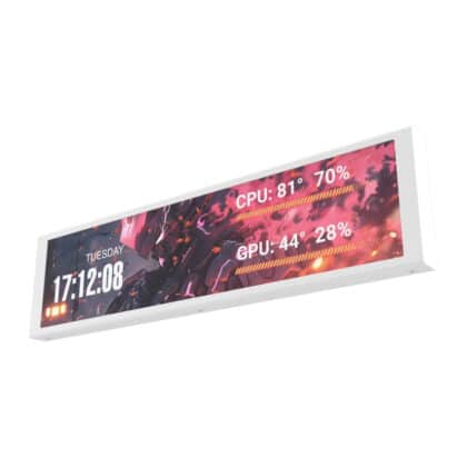 Λευκή οθόνη IPS Darkflash V92 9,2 ιντσών με βάση σχήματος L